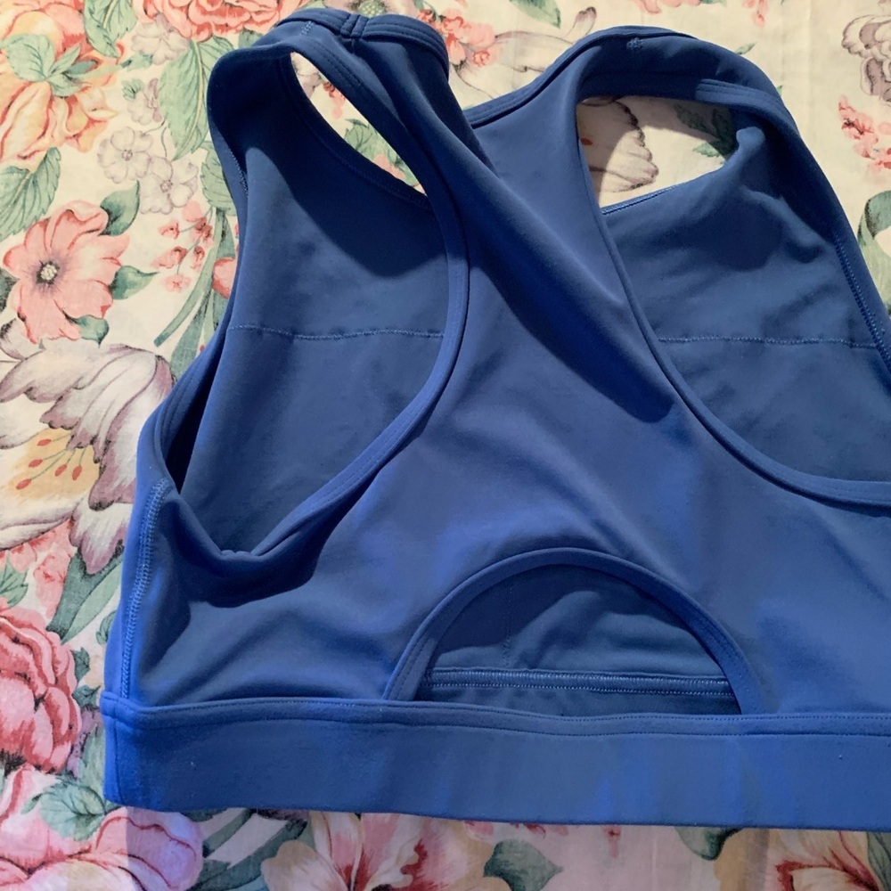 Peloton Royal Blue High-Neck Racerback Sports Bra Size Larfe - Picture 5 of 5